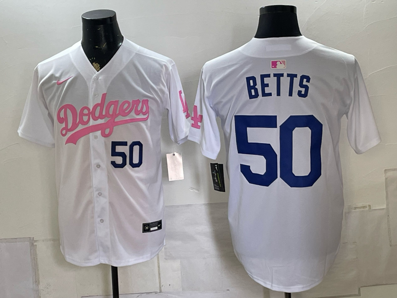men Los Angeles Dodgers #50 Betts white Game 2026 Nike MLB Jersey 080802->los angeles dodgers->MLB Jersey